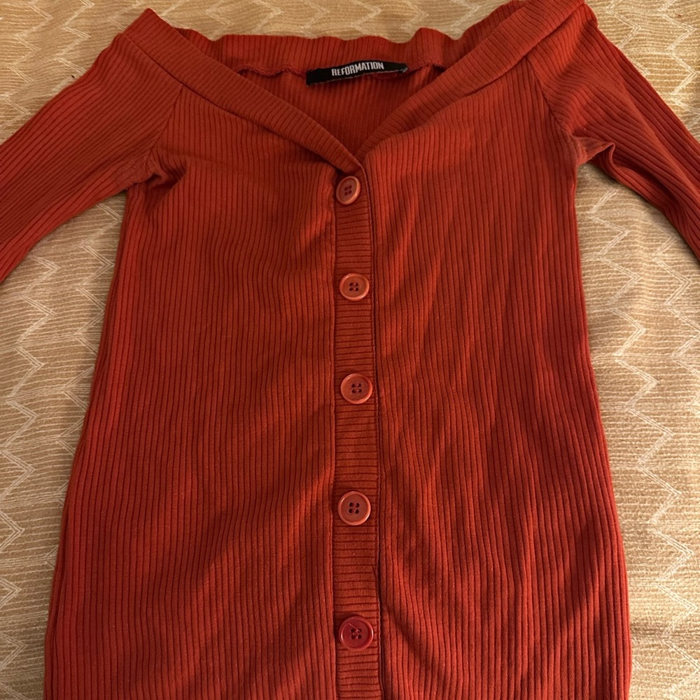 Reformation long sleeve top